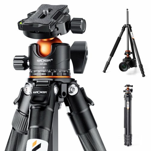 K&F Concept A254C4 Carbon Fiber Szénszálas Tripod +BH-35L Gömbfej/ Ballhead (177 cm Állvány