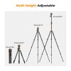 K&F Concept T254A7 állvány + FH-03 fluid fej -  Alumínium Tripod/ Monopod (230 cm Állvány)