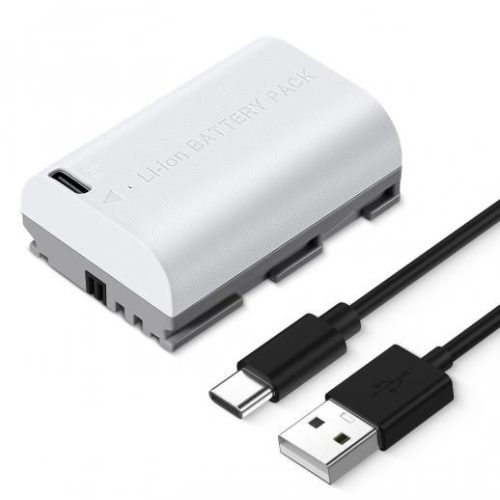 K&F Concept Canon LP-E6NH Akkumulátor 2600mAh USB-C Battery