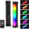 LUXCEO P100 RGB Videó LED Fény-cső -20cm Színes 5W 400LM 3000-6000K 2000mAh Fotós Lámpa