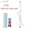 LUXCEO P120 RGB Videó LED Fény-cső -120cm Színes 18W 3000-5750K IP68 10400mAh Fotós Lámpa