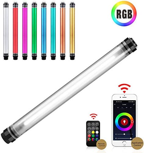 LUXCEO P7-RGB Pro Videó LED Fény-cső -40cm Színes 8W 3000-5750K IP68 10400mAh Fotós Lámpa