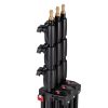 Manfrotto Kompakt légcsillapításos alu állvány 3db-os szett - Fekete (237cm)