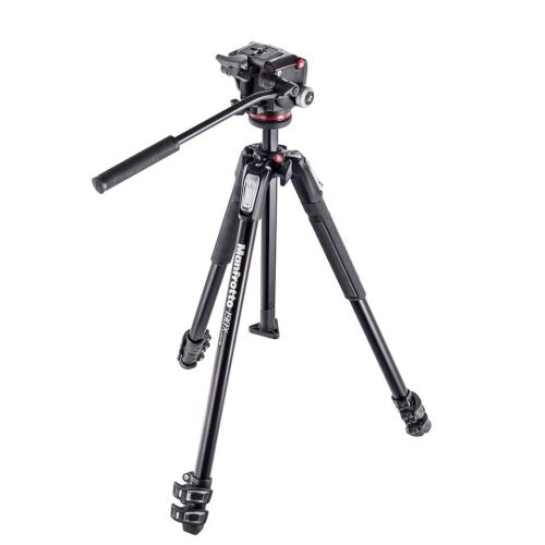 Manfrotto 190X Alumínium 3 szekciós állvány + XPRO fluid fej (170cm)