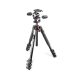 Manfrotto 190XPRO Alumínium 4 szekciós állvány horizontális oszloppal + 3D fej (173cm)