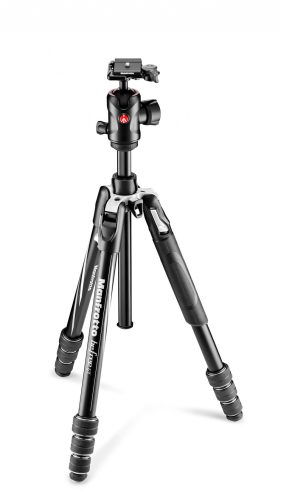 Manfrotto Befree GT Alumínium Állvány 4 szekcios Tripod + gömbfej (164cm)