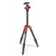 Manfrotto Element Traveller Kamera Állvány/ Tripod + gömbfejjel - Piros (143cm)