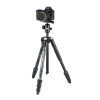 Manfrotto Element MII Alumínium Kameraállvány/ Tripod - 4 szekció, gömbfej - Fekete