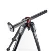 Manfrotto 055 Carbon Fiber 3 szekciós állvány, horizontális oszloppal (170cm)