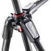 Manfrotto 055 Carbon Fiber 3 szekciós állvány, horizontális oszloppal (170cm)