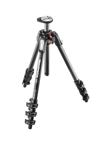 Manfrotto 190XPROCarbon Fiber 4 szekciós aállvány, horizontális oszloppal (160cm)