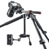 Manfrotto 190XPRO Alumínium 4 szekciós állvány horizontális oszloppal (160cm)