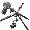 Manfrotto 190XPRO Alumínium 4 szekciós állvány horizontális oszloppal (160cm)