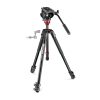 Manfrotto MVH500AH fluid fej lapos alappal + 190X alu video tripod