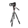 Manfrotto Befree Live kit alu állvány csatos lábzárral+fluid fej