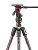 Manfrotto Befree Live kit karbon állvány tekerős lábzár+video fej