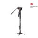 Manfrotto XPRO videó monopod, fluidtech talp mvh500ah fluid fej