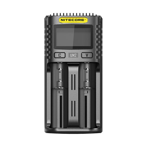 NITECORE UM2 18W 2A Univerzális Töltő 2X (AA AAA 10440 14500 18700 21700 22650 25500 26500 26650 26700)