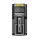 NITECORE UM2 18W 2A Univerzális Töltő 2X (AA AAA 10440 14500 18700 21700 22650 25500 26500 26650 26700)