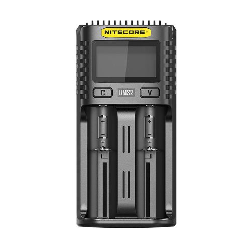 NITECORE UMS2 18W 3A Univerzális Töltő 2X (AA AAA 10440 14500 18700 21700 22650 25500 26500 26650 26700)