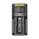 NITECORE UMS2 18W 3A Univerzális Töltő 2X (AA AAA 10440 14500 18700 21700 22650 25500 26500 26650 26700)