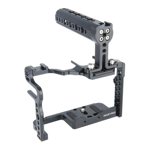 Niceyrig Panasonic GH5 GH5S GH5II GH5m2 Rig-Cage -FeIső-fogantyús Kit (Ketrec)