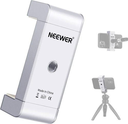 NEEWER Okostelefon Tripod Átalakító Clip (1/4"-Cold Shoe Mobil állvány adapter)