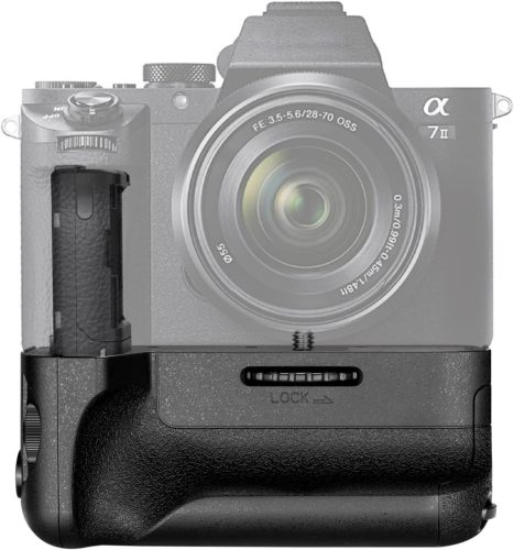 NEEWER Sony A7II A7S-II A7RII Portrémarkolat -VG-C2EM NP-FW50 Battery Grip