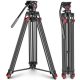 NEEWER DV-64 Aluminium Video-Tripod (163cm Állvány) + Video-Fluid Fej