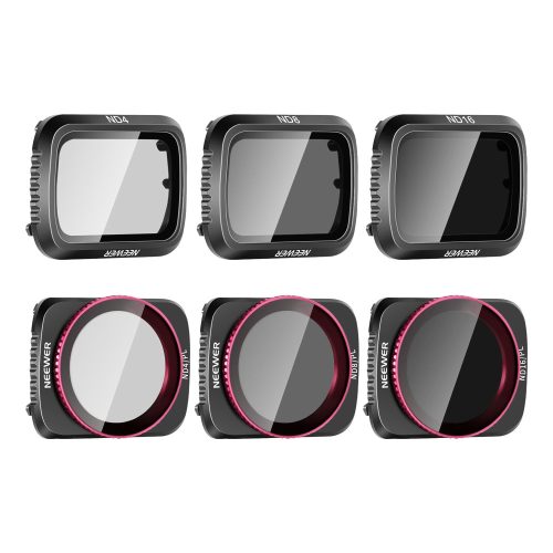 NEEWER DJI Mavic Air 2 6in1 ND (ND4 ND8 ND16, ND4-PL ND8-PL ND16-PL) ND-szűrő Filter (6db) - DJI Mavic Air2 Szűrő Kit