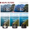 NEEWER DJI Mavic Air 2 6in1 ND (ND4 ND8 ND16, ND4-PL ND8-PL ND16-PL) ND-szűrő Filter (6db) - DJI Mavic Air2 Szűrő Kit