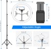 NEEWER 25cm LED Körfény - 3200-5500K Körlámpa Ringlight + 136cm Tripod/ Monopod Állvány