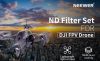 NEEWER DJI FPV 4in1 ND (ND4 ND8 ND16 ND32) ND-szűrő Filter (4db) - DJI FPV Drón Szűrő Kit