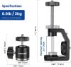 NEEWER Multifunkciós Super-Clamp Gömbfej 1/4" Rögzítő