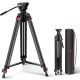 NEEWER GM88 Aluminium Video-Tripod (189cm Állvány) + Video-Fluid Fej