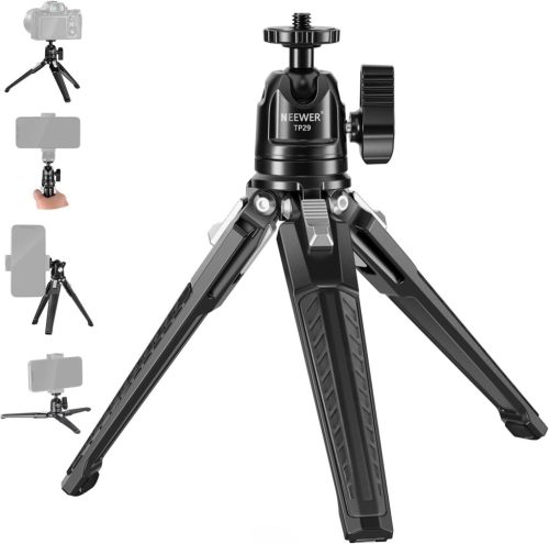 NEEWER TP29 Mini Fém Asztali Állvány -Fotós Mini-Tripod