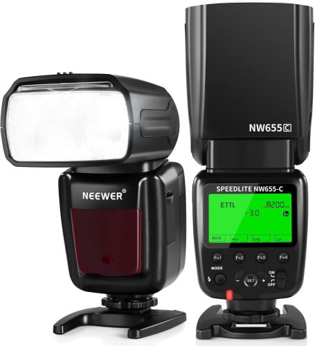 NEEWER NW655-C Canon TTL Rendszervaku -Speedlite Flash