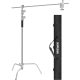 NEEWER 3m Acél C-Állvány Boom Arm-mal (300+120cm) -Nagy teherbírású Steel C-Stand