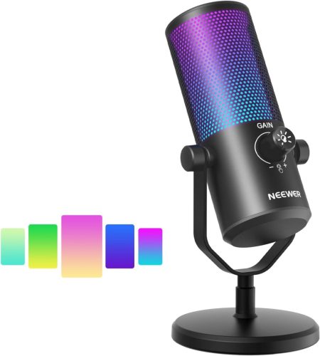 NEEWER CM24 RGB Asztali USB USB Mikrofon