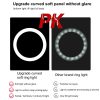 PULUZ 26cm LED körfény körlámpa ringlight + Mini Tripod Állvány