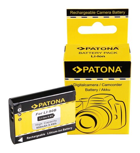 PATONA Akkumulátor Olympus Li-90B Li 90B Li90b Tough TG1 TG-1 TG6 TG-6 Stylus XZ-2 készülékhez