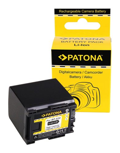 PATONA Canon BP-820 BP-819 akkumulátor 1780 mAh - Canon BP819 BP820 XA20 XA2