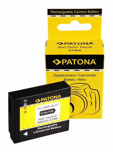 Patona Panasonic DMC-GM1 DMW-BLH7E GM1 BLH7E akkumulátor 600 mAh