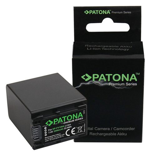 PATONA Sony NP-FH100 FH30 FH40 FH50 akkumulator 3090 mAh - Sony FDR-AX40 FDR-AX45 FDR-CX680 NEX