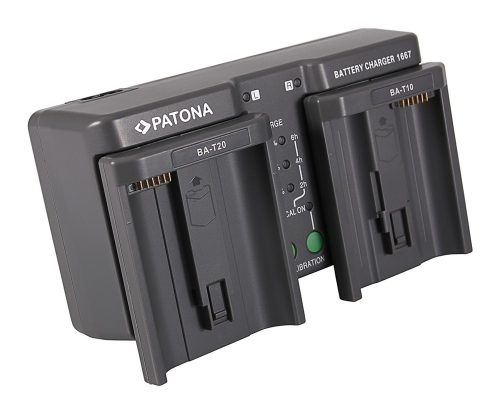 PATONA Dupla töltő  Nikon EN-EL18 EN-EL4 LP-E4 BA-T10 BA-T20 MH-26