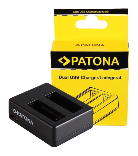 PATONA Dupla gyorstöltő  SJCAM SJ6 Legend Black SJ6000, Micro-USB kábellel együtt