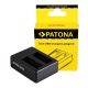 PATONA Dupla gyorstöltő  SJCAM SJ6 Legend Black SJ6000, Micro-USB kábellel együtt