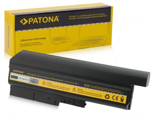 PATONA Akkumulátor IBM Lenovo ThinkPad T60 T61 R60 40Y6797 *6,6Ah IBM Lenovo ThinkPad T60 T61 R60 40Y6797 *6,6Ah-hoz