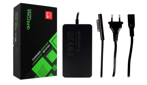 PATONA töltő Surface Pro 6 Pro 5 Pro 4 Pro 3 modell 1796 adapter 44W USB kimenettel