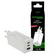 PATONA Prémium GaN PD65W adapter fehér 2xUSB-C 1xUSB-A PD3.0 QC3.0